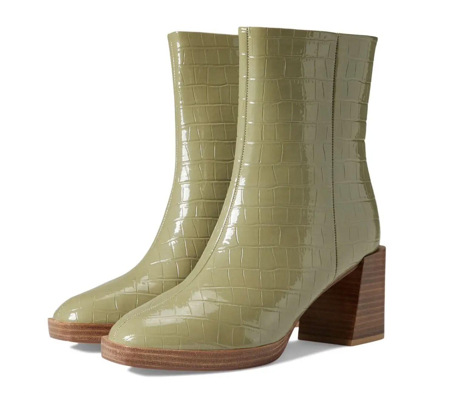DANICA CROCO BOOT - OLIVE