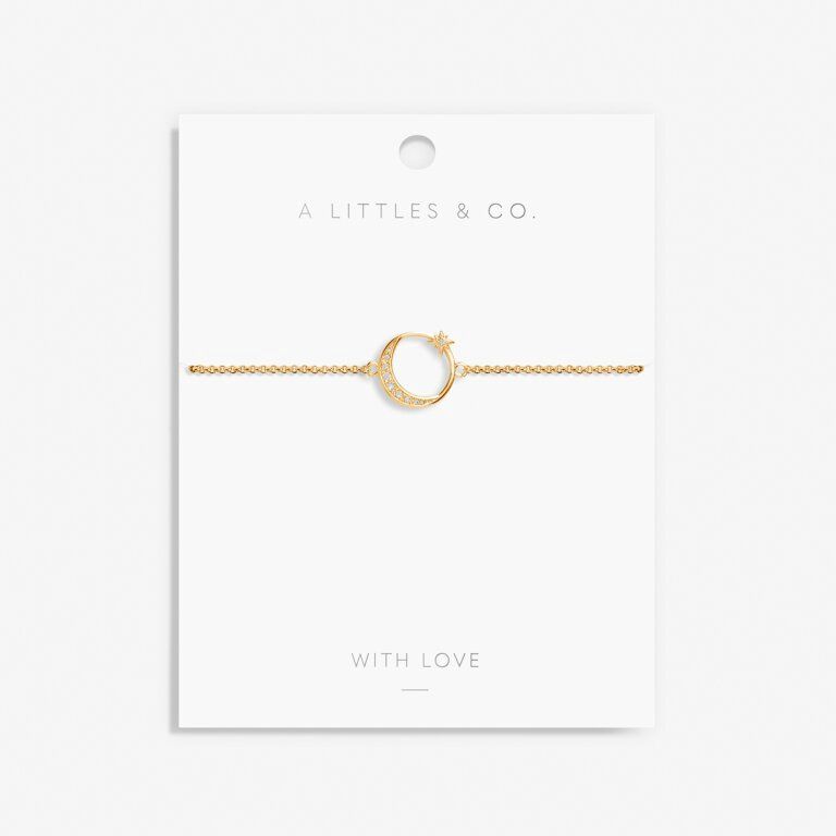 MOON GOLD CHAIN BRACELET