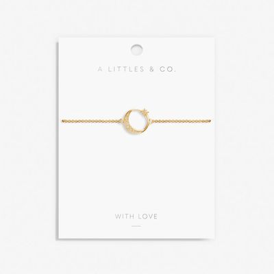 MOON GOLD CHAIN BRACELET