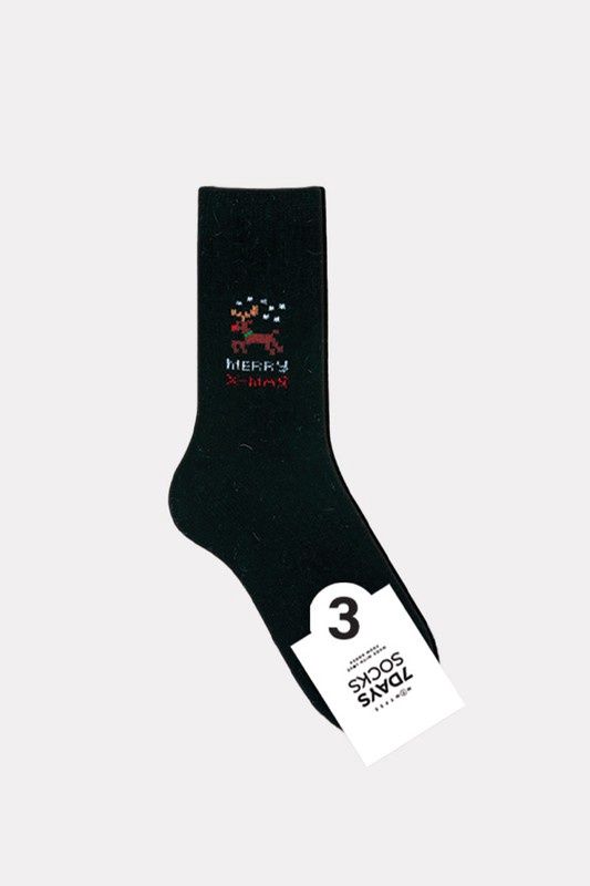 ANGORA WOOL SOCKS - DEER