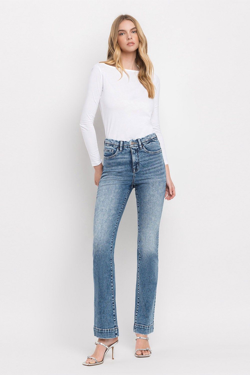 TUMMY CONTROL BOOT CUT JEANS