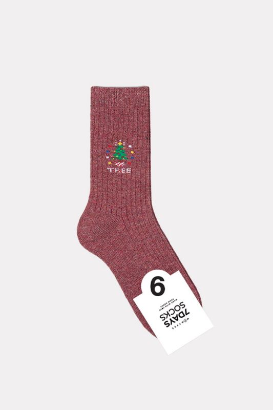 ANGORA WOOL SOCKS - TREE