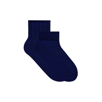 CREW LACE OVER SOCKS - NAVY