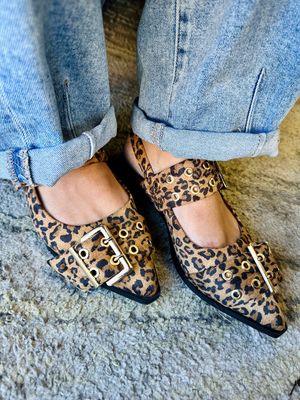 GRILLO SLINGBACK - LEOPARD