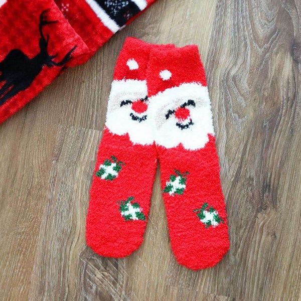 CHRISTMAS CHARACTER SOFT SOCKS - SANTA