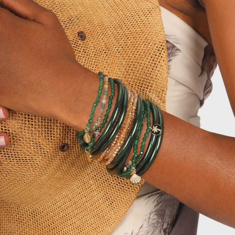 BUDHA GIRL ALL WEATHER BANGLES - FROND