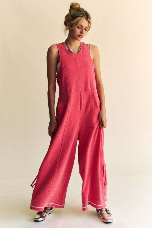 JULES JUMPSUIT - ROSE PINK