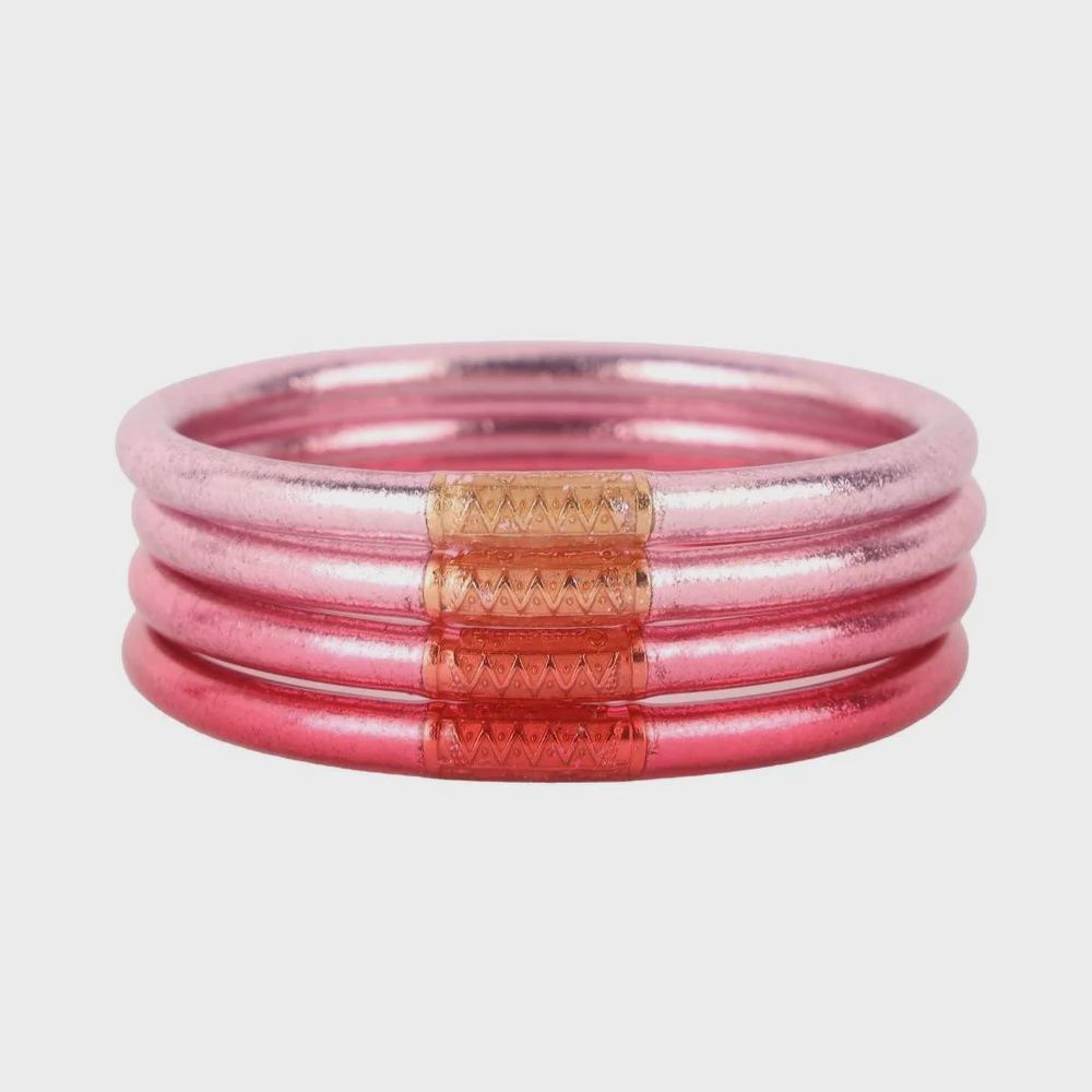 BUDHA GIRL ALL WEATHER BANGLES - CAROUSEL PINK