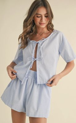 GOT THE BLUES SET - GINGHAM BLUE