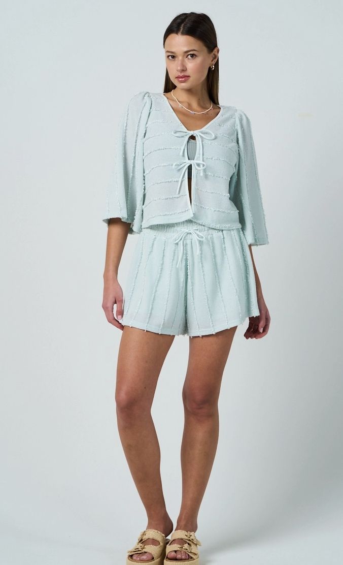 LACE UP SUMMER SET - LIGHT MINT