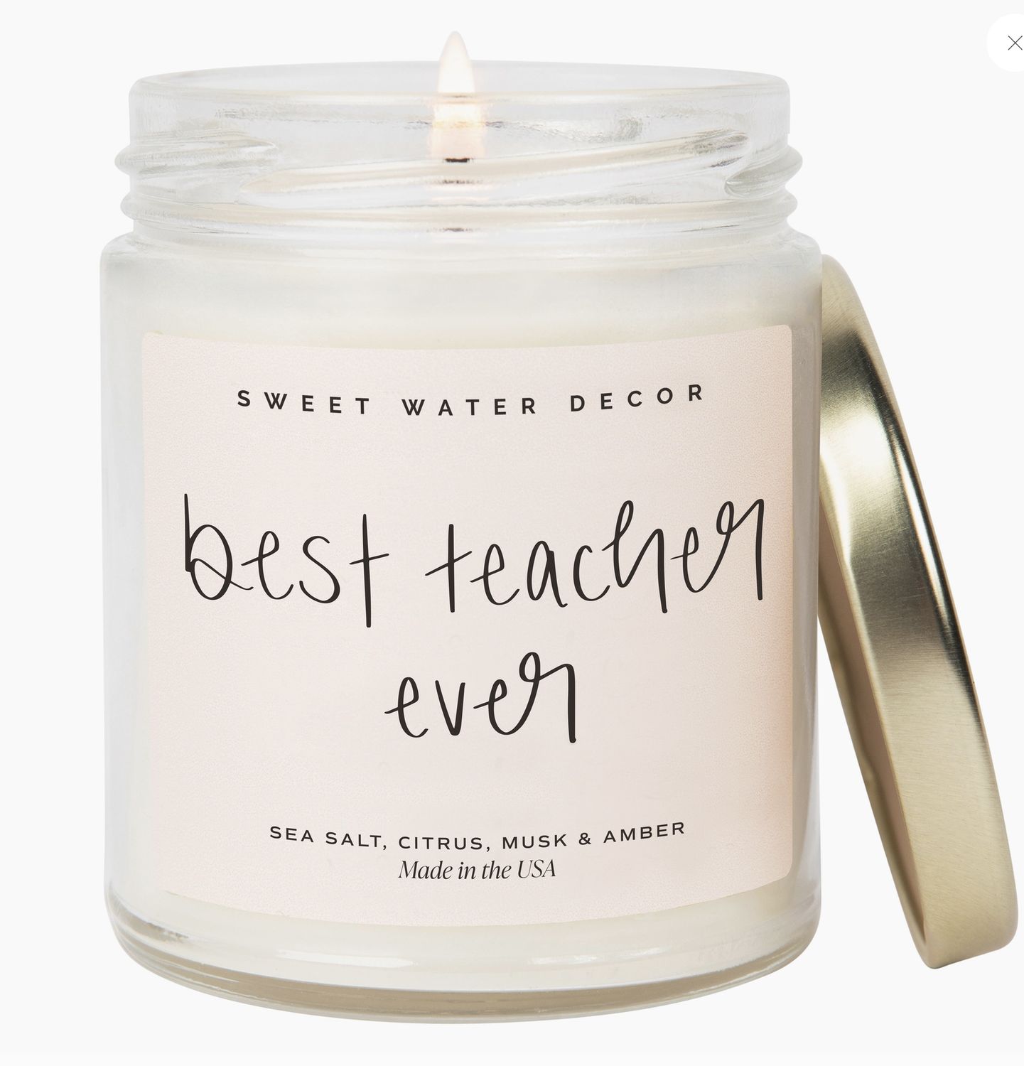 BEST TEACHER EVER CANDLE - 9 OZ.