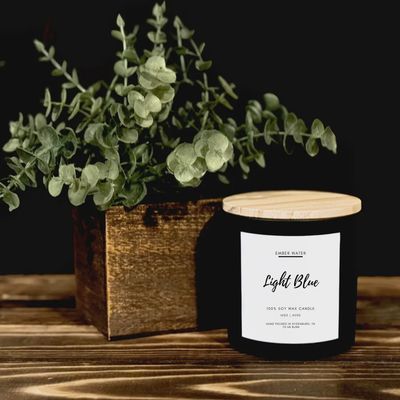 EMBER WATER CANDLE - LIGHT BLUE