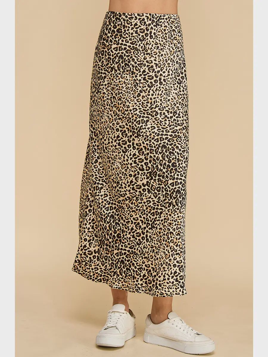 WILD AND OUT SKIRT - LEOPARD