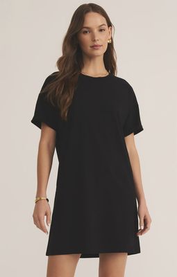 SWAY MINI TEE DRESS - TRUE BLACK