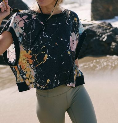 MY TIME TEE - HOT COURT SPLATTER