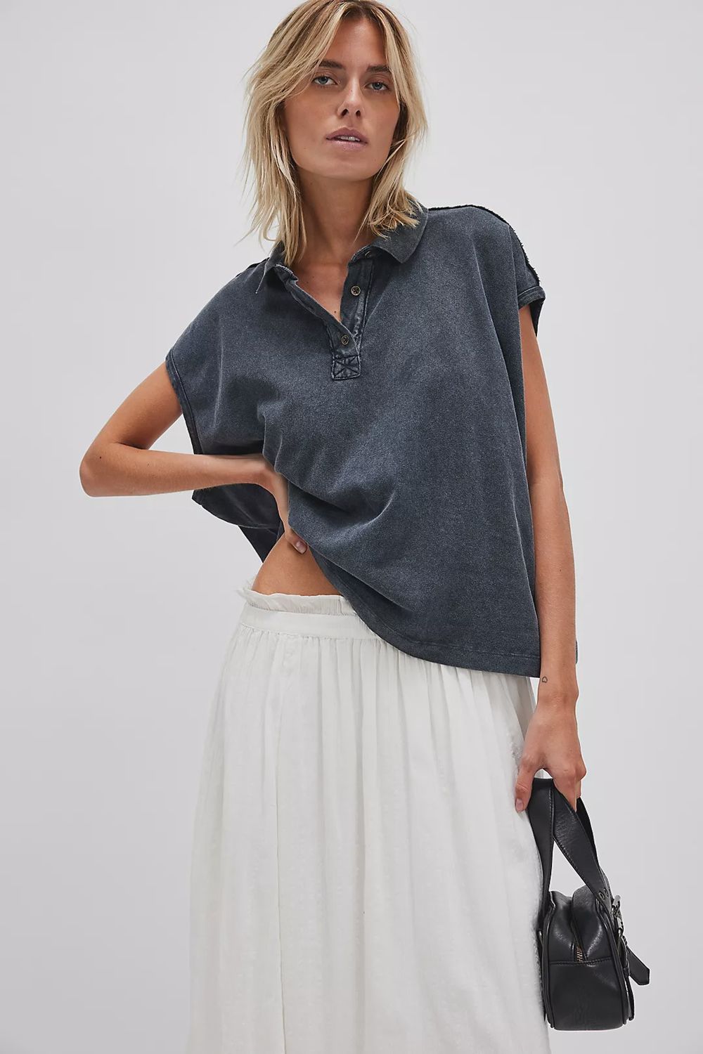 KEEP ON POLO - WASHED BLACK