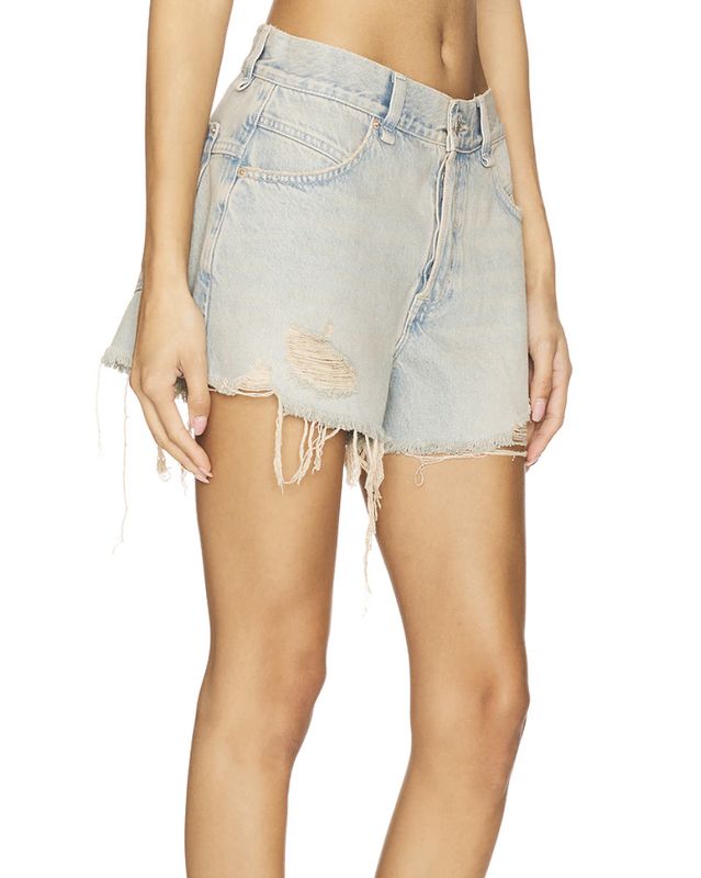 NOW OR NEVER DENIM SHORTS - WELL WORN