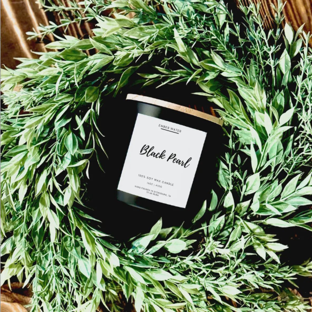 EMBER WATER CANDLE - BLACK PEARL