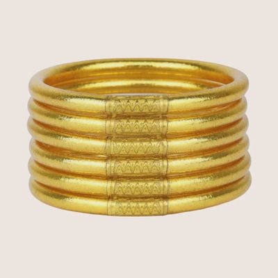 BUDHA GIRL ALL WEATHER BANGLES - GOLD