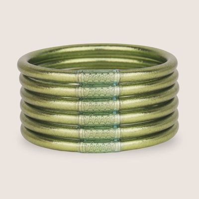 BUDHA GIRL ALL WEATHER BANGLES - LIMON