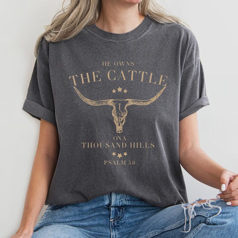 PSALM 50 TEE - CHARCOAL