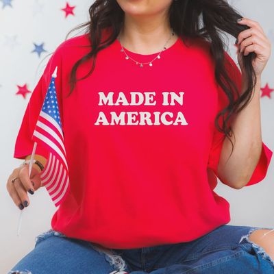 MADE IN AMERICA TEE - RED