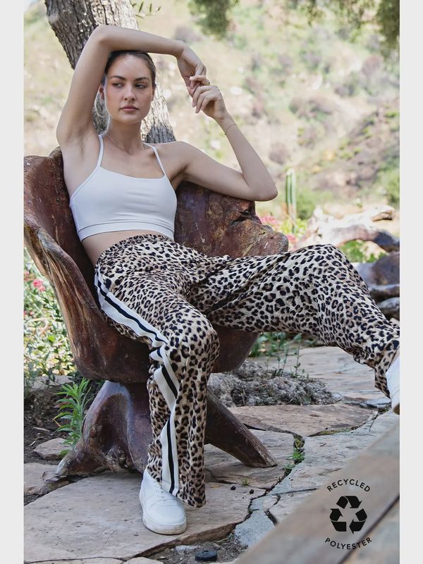 THE JUNIE PANT - LEOPARD