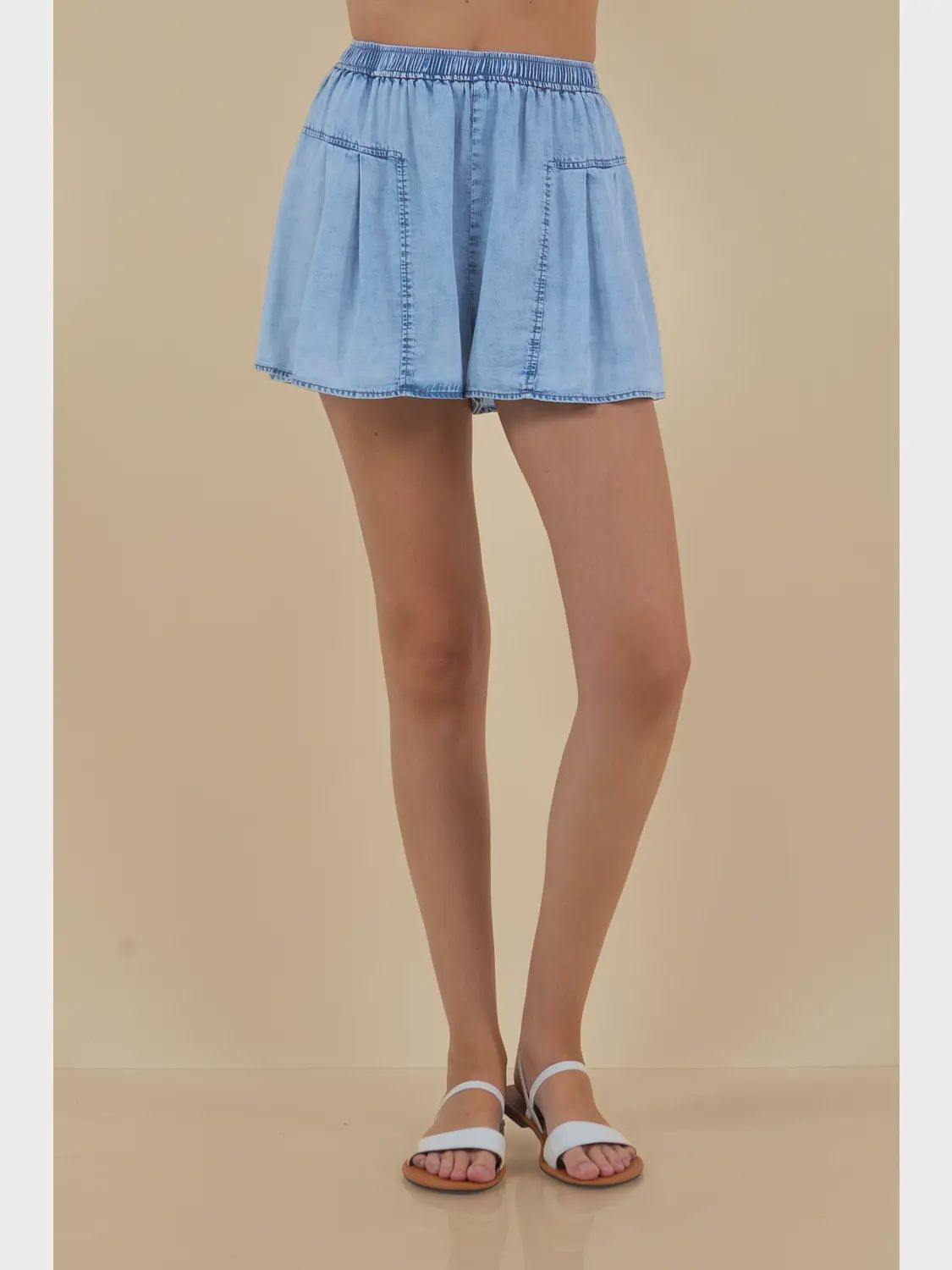 FLIT &amp; FLIRT SHORT - LIGHT WASH
