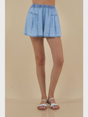 FLIT &amp; FLIRT SHORT - LIGHT WASH