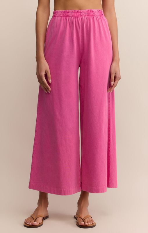 SCOUT JERSEY FLARE PANT - ISLAND PINK