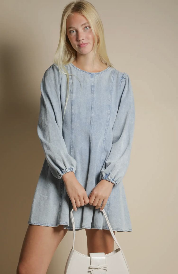 GRACIE DENIM DRESS