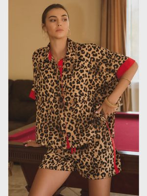 FEELIN&#39; WILD SHORTS - LEOPARD