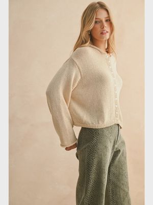 Light Weight Button Front Cardigan