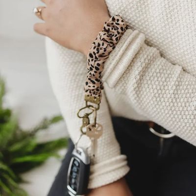 Andi Jungle Cat Keychain Wristlet