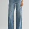 High Rise Full Length Straight Jeans