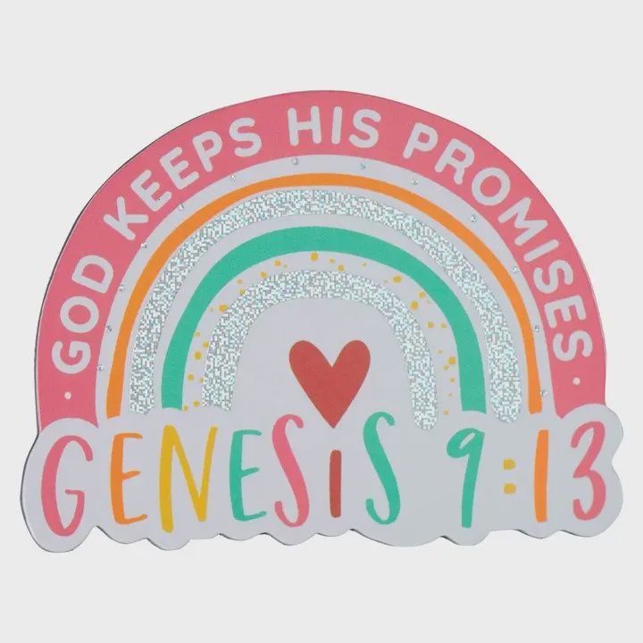 magnet rainbow god keeps all his promises