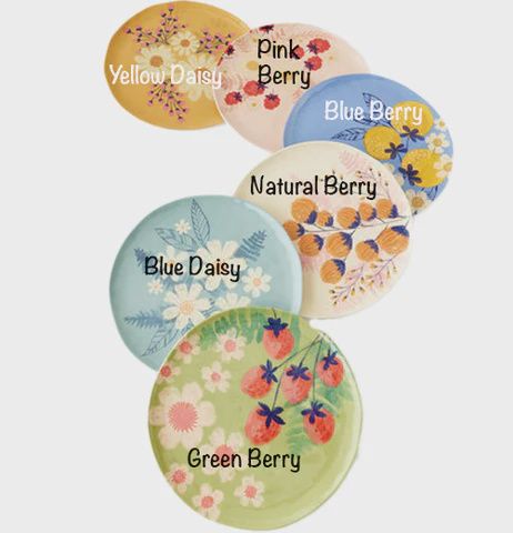 Printed Spring Plates- Set of 4
