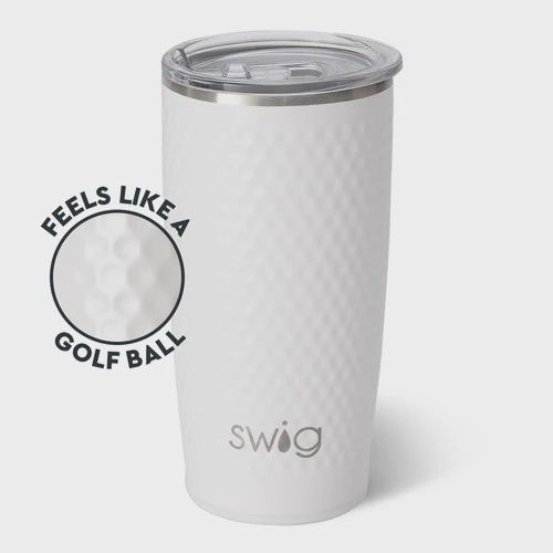 White Golf Ball Tumbler 22oz