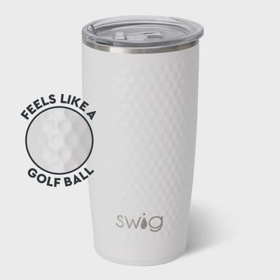White Golf Ball Tumbler 22oz