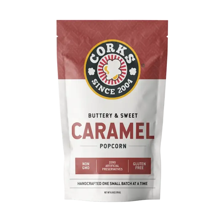 Corks Popcorn, Flavor: Buttery Caramel