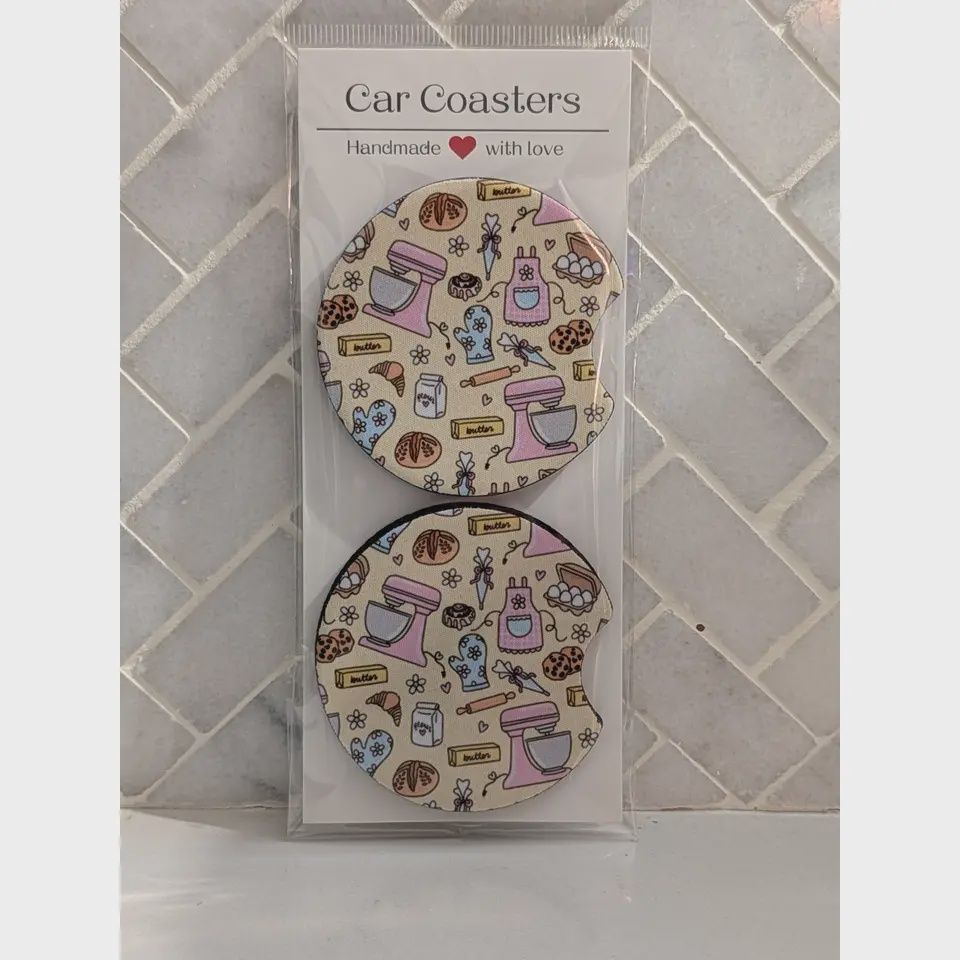 Baker Sourdough Car Coaster