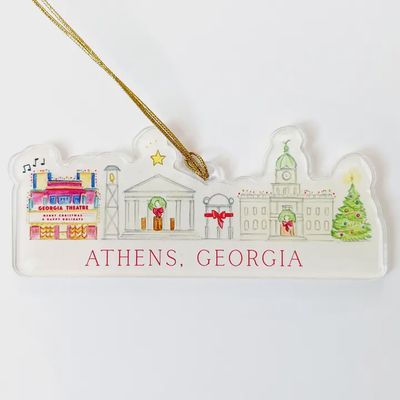 Athens, Georgia Holiday Acrylic Ornament