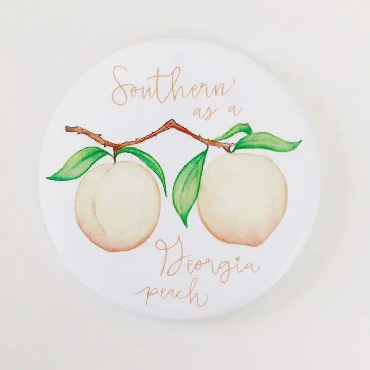 Southern As A Georgia Peach Magnet