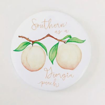 Southern As A Georgia Peach Magnet