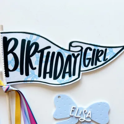 Birthday Felt Flag