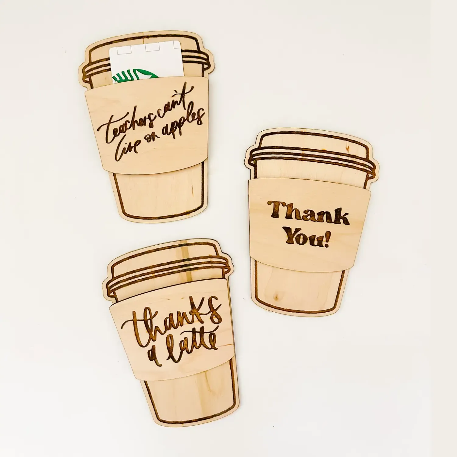 Coffee Gift Card Holder - Thank You