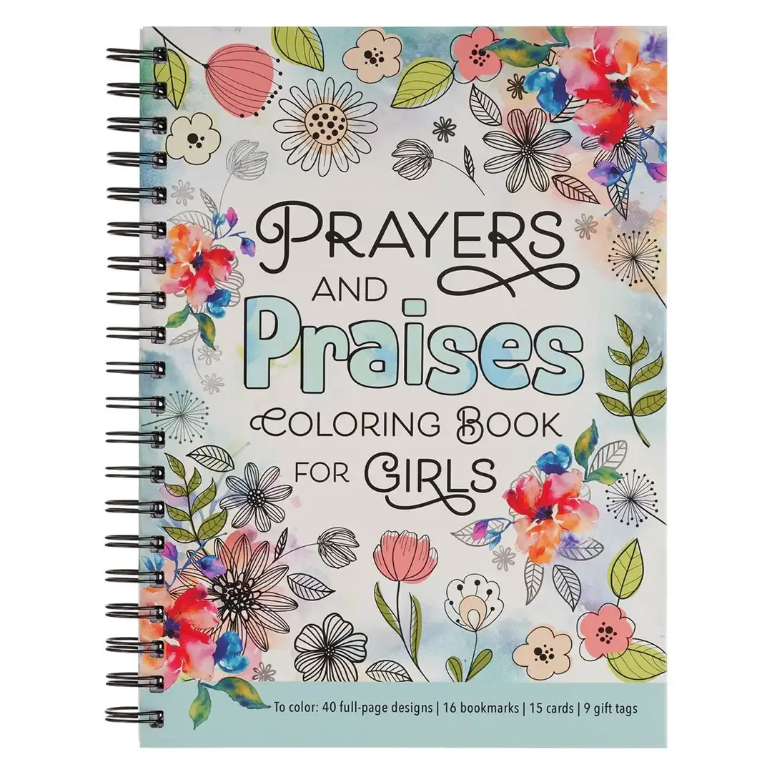 Coloring Book Spiral Prayers &amp; Praises