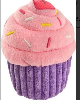 Purple birthday cupcake