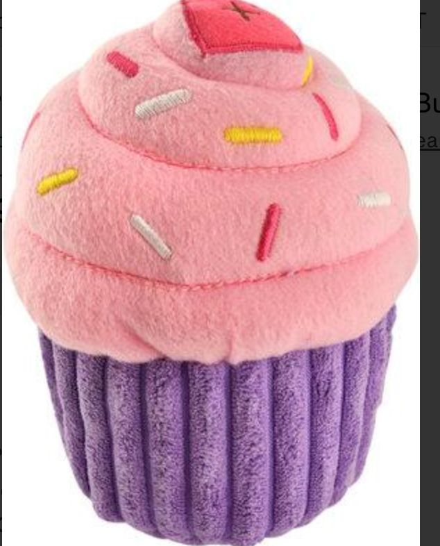 Purple birthday cupcake