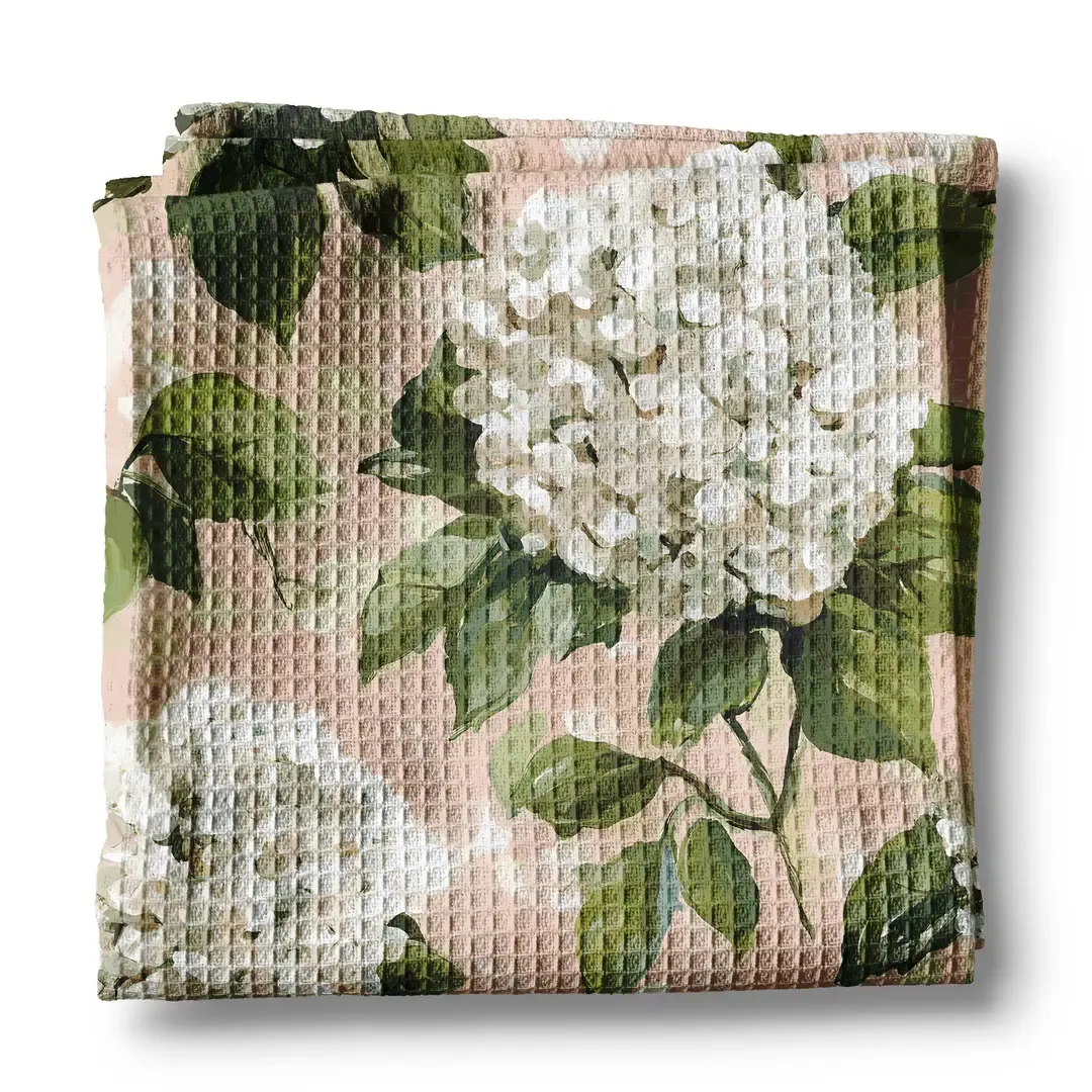 Hydrangea Flower Kitchen Towel
